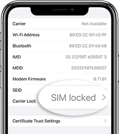 verizon iphone sim locked