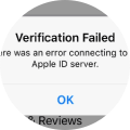 verification failed