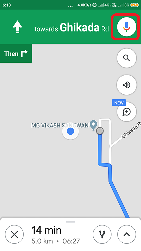 google assistant in maps
