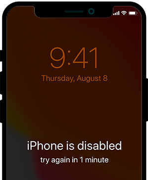 iphone is disable