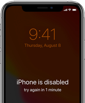 iPhone is disabled