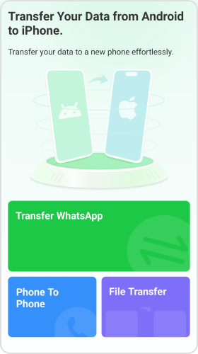 WhatsApp transfer step 1