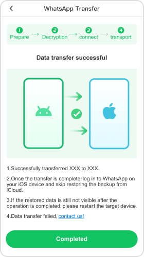 WhatsApp transfer step 4