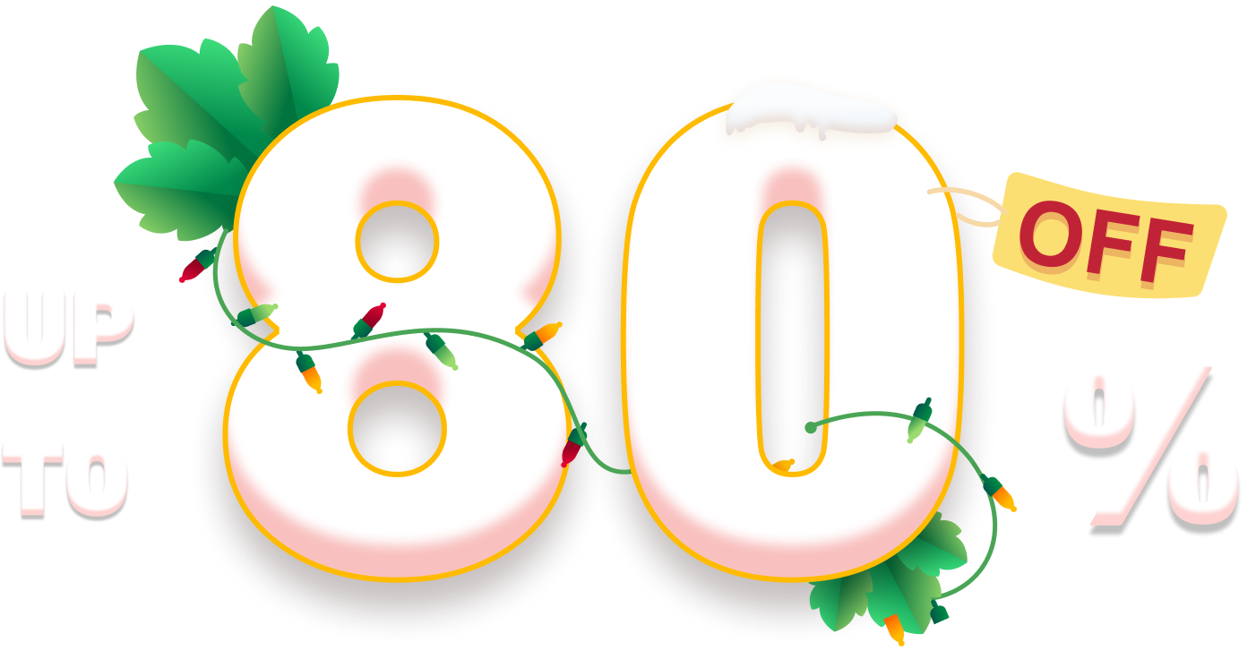 80% off