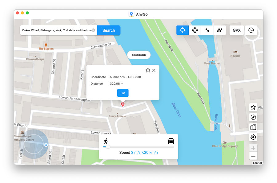 teleport the location to anywhere