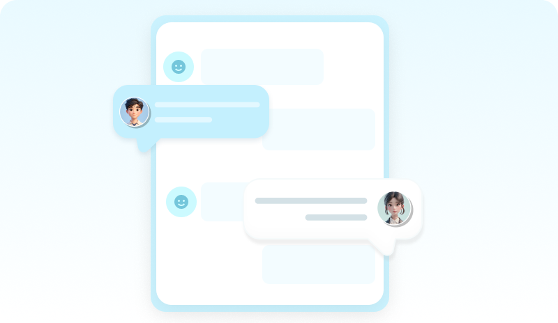 track chats messages