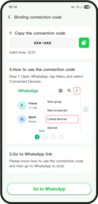 link whatsapp account