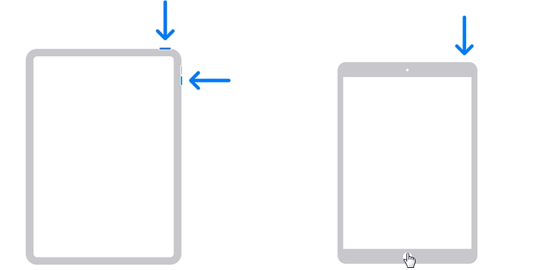 Force restart iPad