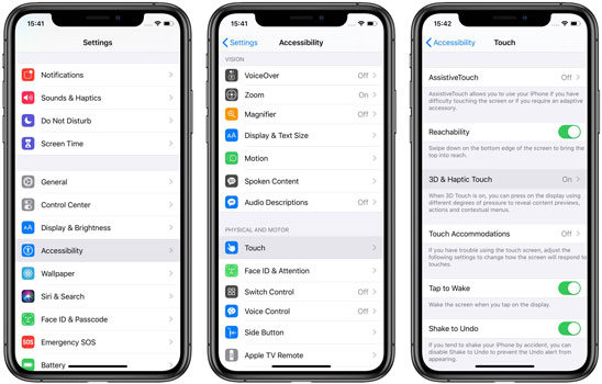 Change 3D Touch Settings to Fix iPhone Screen Is Not Responding to Touch
