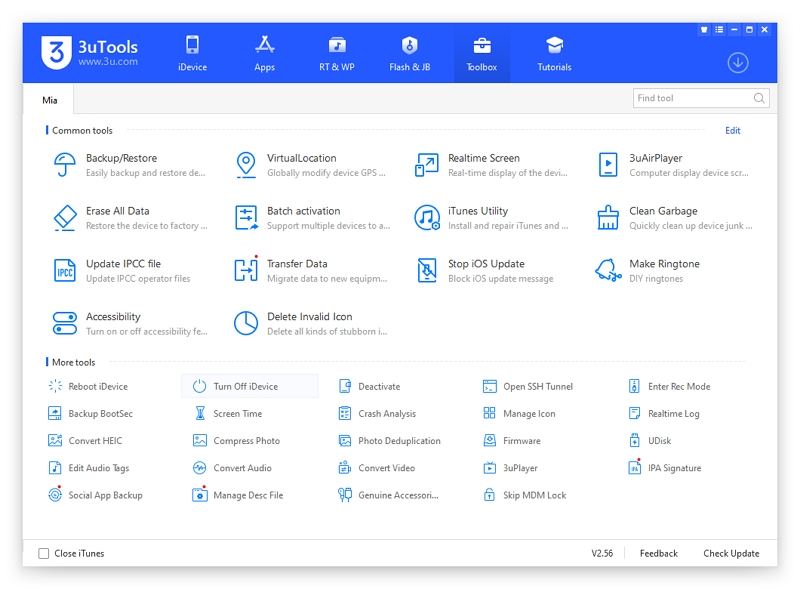 3utools remove remote management