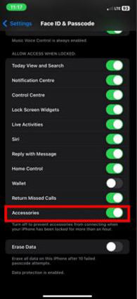 accessories tab