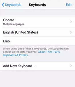 Add New Keyboard to Gboard to Fix Gboard Keeps Crashing