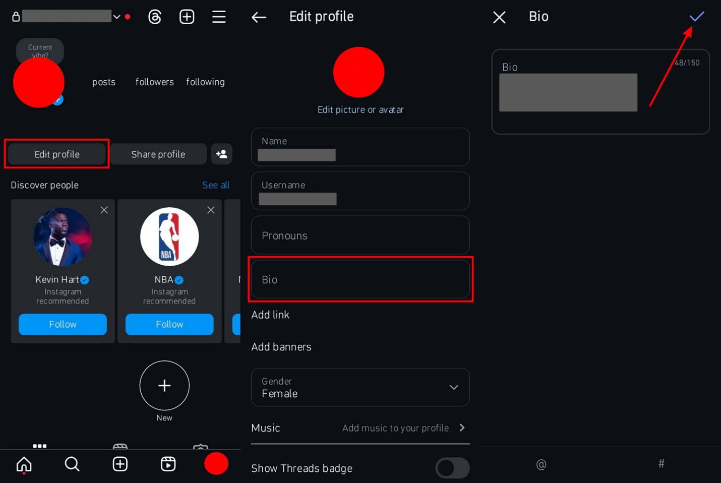 add whatsapp link to ins bio