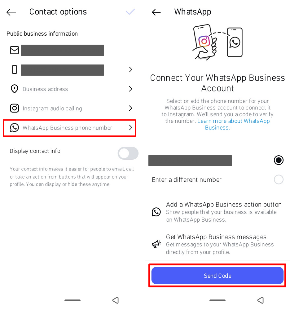 add whatsapp business phone number