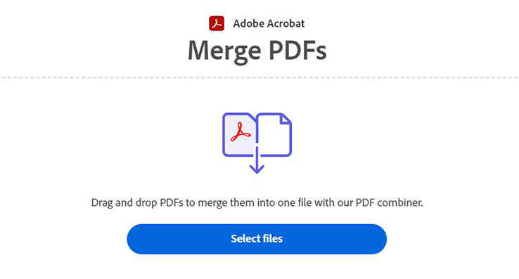 how to combine pdf files on iphone via adobe tool