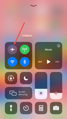 airplane mode iphone