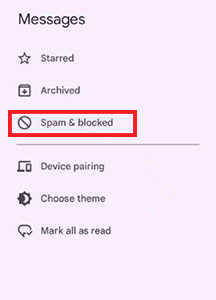 android blocked numbers