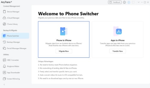 select phone to iphone 