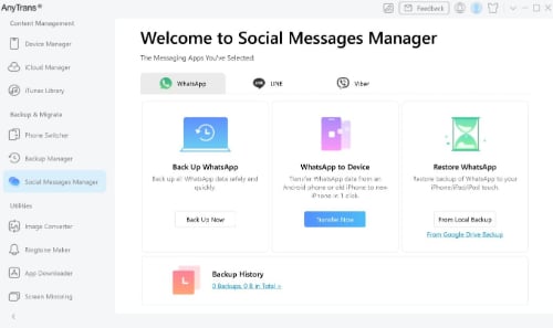 choose whatsapp to device
