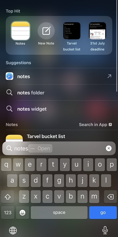 use spotlight feature