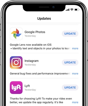 Update third-party apps