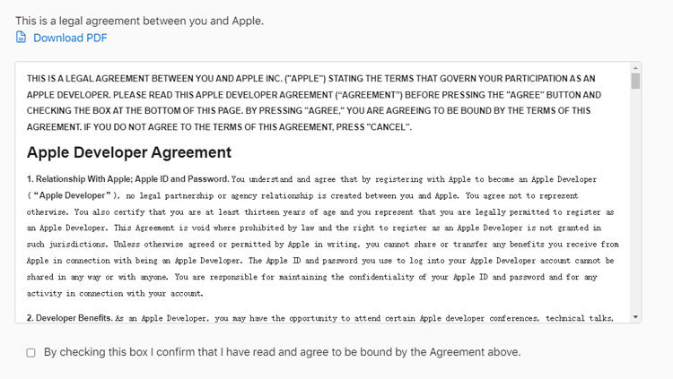 apple developer center ios17