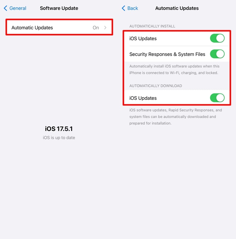 update the ios firmware