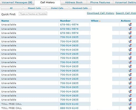 how to see older call history on iphone through your carrier
