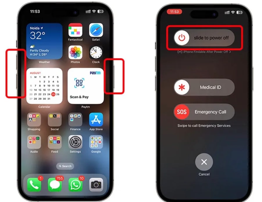 restart your iphone