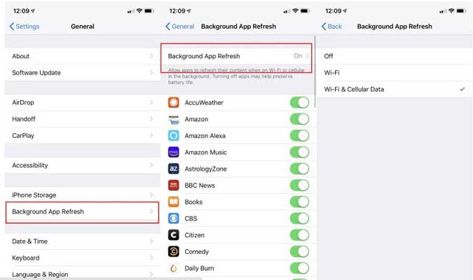 Turn Off Background App Refresh to Save iPhone Battery Life After Update iOS