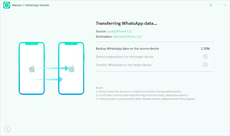 backup whatsapp on iphone