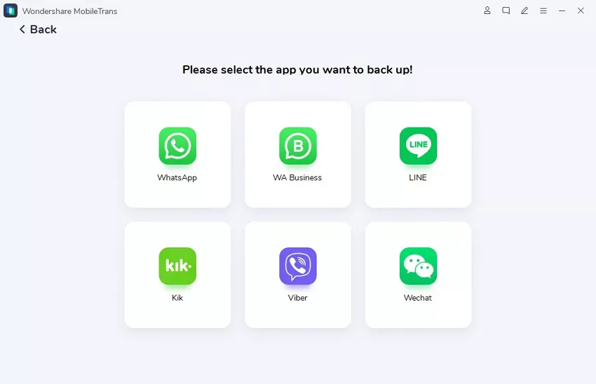 export line chat via mobiletrans