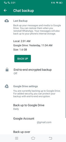 how to recover deleted whatsapp call history