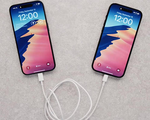 how to share battery from iphone to iphone