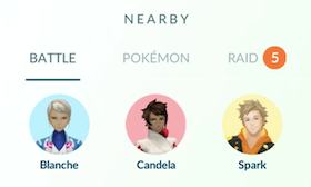 battle a team leader 3 times pokemon go