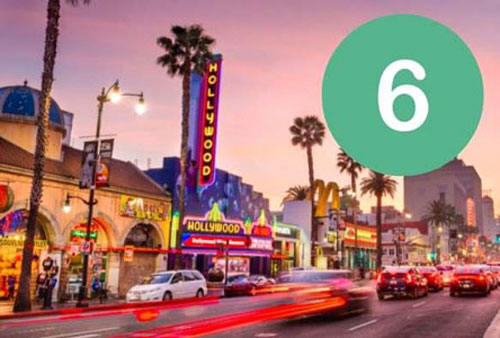 Best cities for Tinder la california