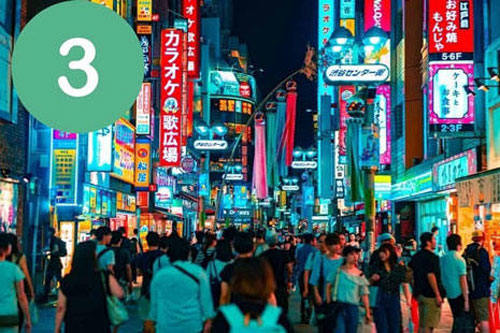 Best cities for Tinder Tokyo japan