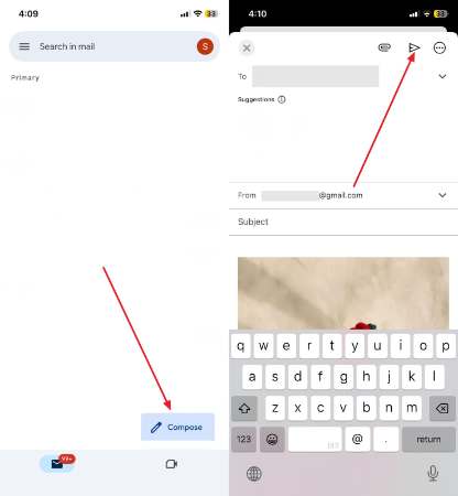 compose and insert image