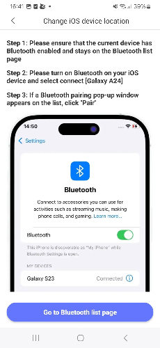 bluetooth setting anygo