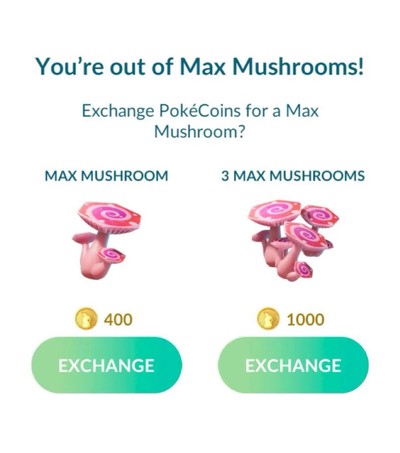 buy max mushroom pokemon go