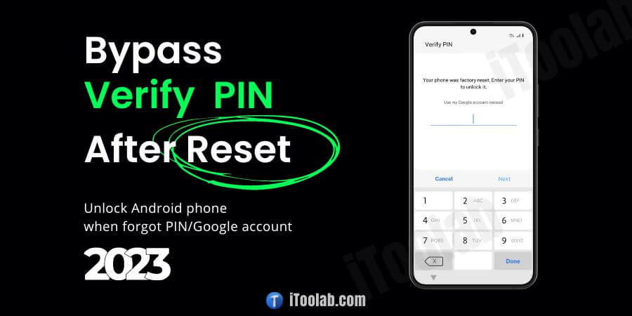 Do you need a PIN to factory reset?