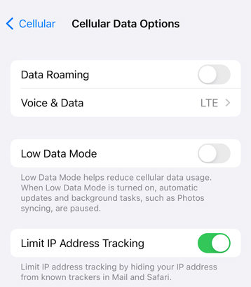 Ensure data roaming on to fix call fail on iPhone