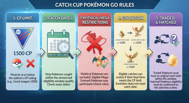 Catch Cup Pokémon GO Rules