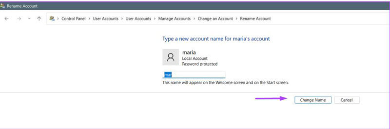 change admin password in windows 11