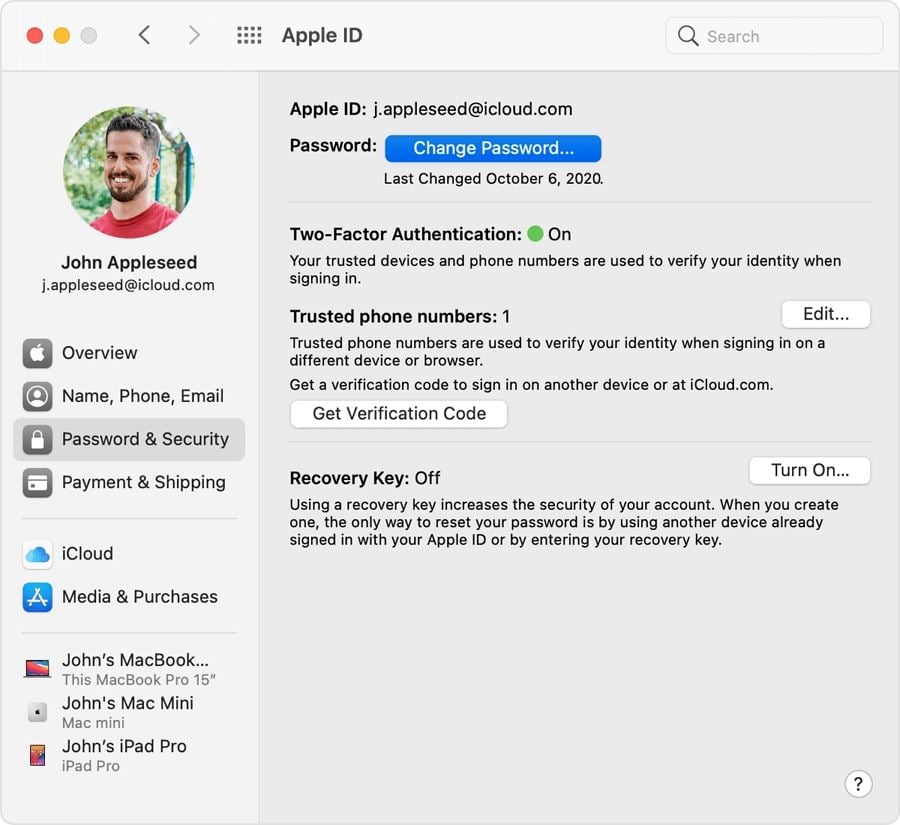 Change Apple Id Password Mac 