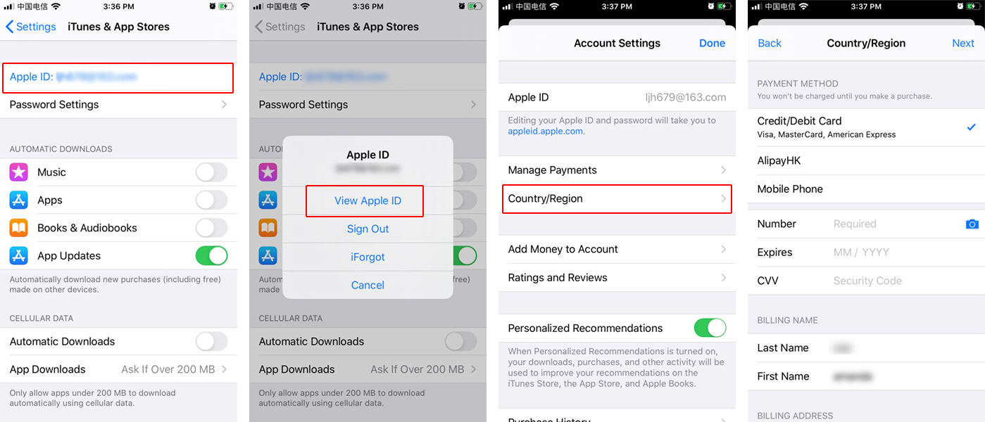 How to Change Country/Region on iPhone Without Payment Method