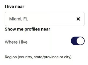 tap Edit and choose your new location