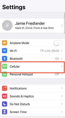 Check Data Setting to Fix WhatsApp Not Working on Wi-Fi
