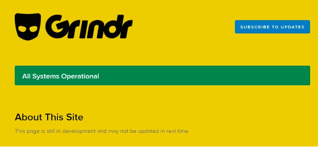 check grindr server status