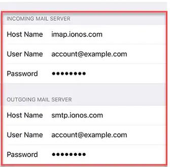 check imap settings